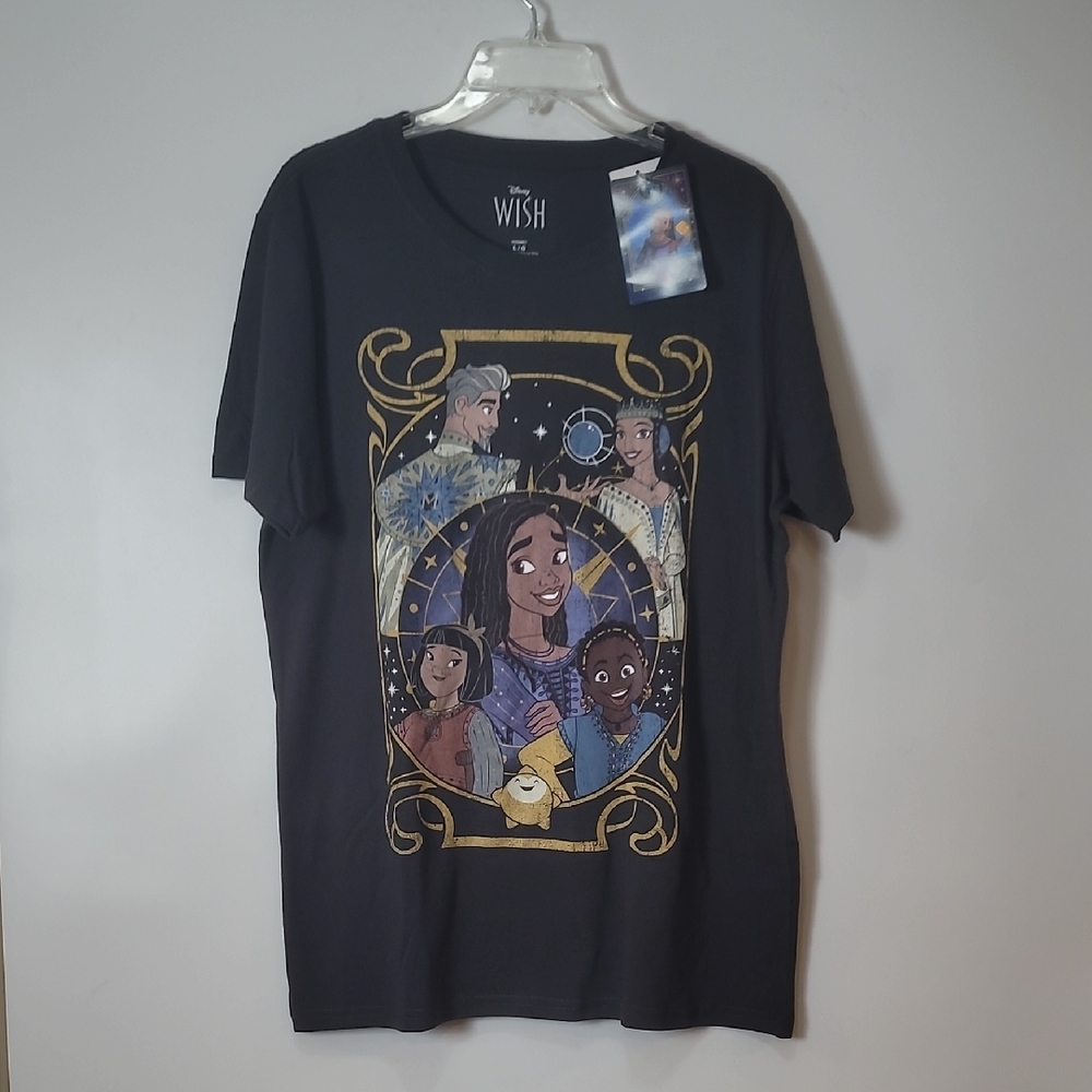 Disney Wish Black Short Sleeve T-Shirt